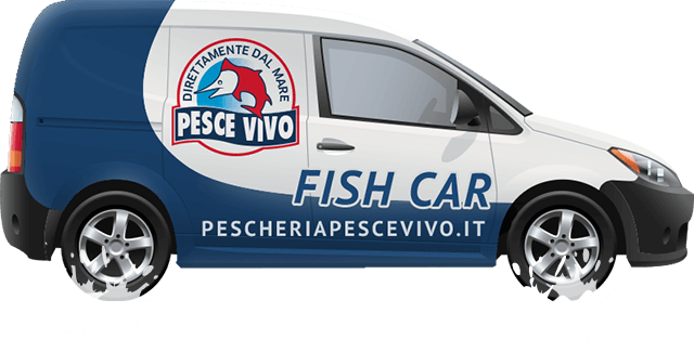 Macchina Consegne Pescheria Pesce Vivo